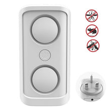 Load image into Gallery viewer, Double Speakers Electromagnetic Ultrasonic Pest Repeller Plug-In Electronic Repellent for Mice Rats Bed Bugs Insect Drive
